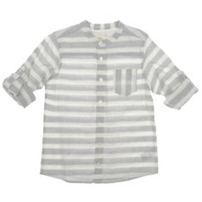 Camicia stile nonno bianca a
