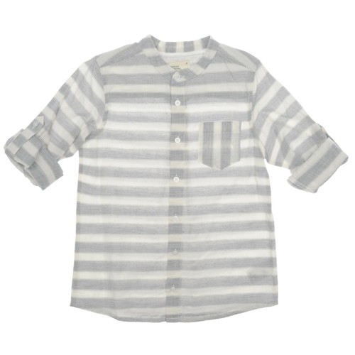 Camicia stile nonno bianca - , a