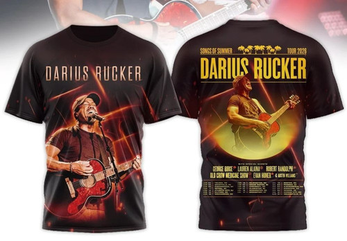 Maglietta darius rucker songs - darius,