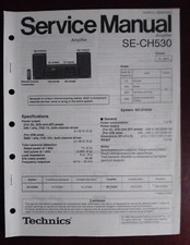 TECHNICS SE-CH530 Manuale di