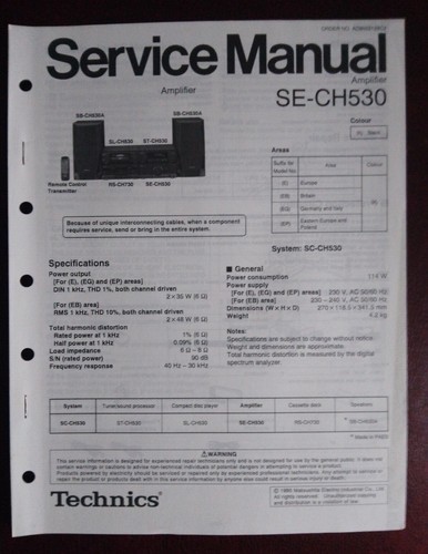 Technics ch530 lettore - technics,