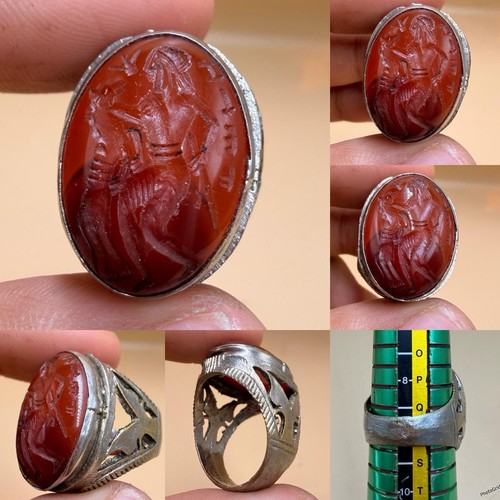 Anello antico romano pietra
