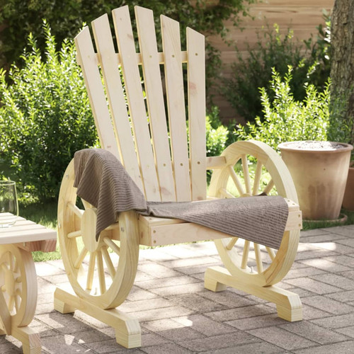 Sedia adirondack marrone legno - sedia,