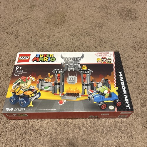 Mario kart set - mario, castello