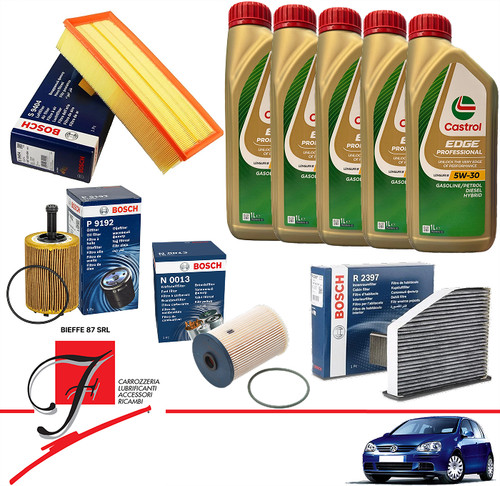 Kit tagliando olio - olio, castrol