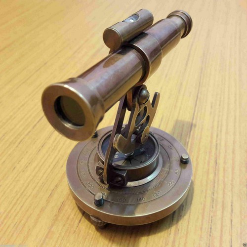 Telescopio alidade ottone - alidade, in