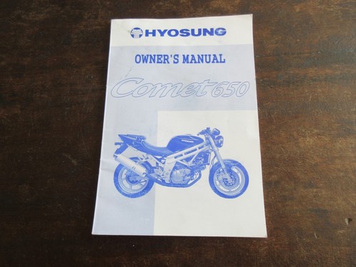 Hyosung comet 650 2003 manuale - comet,