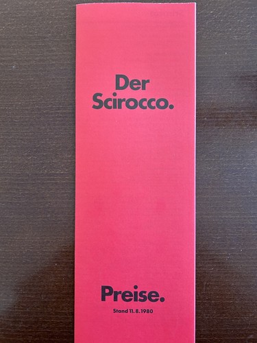 Brochure prezzo originale - , vw