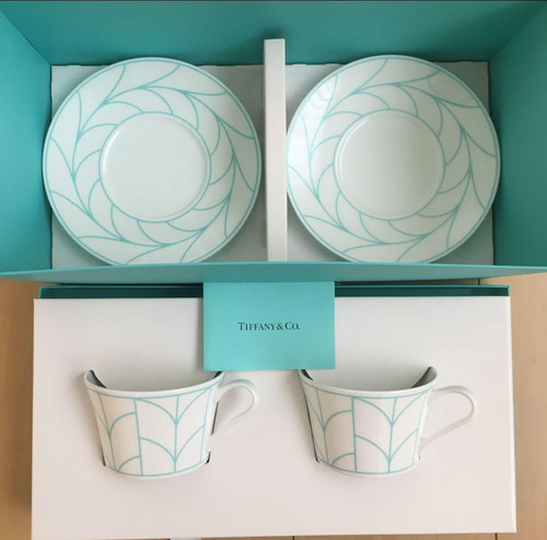 Set coppia tazze piattini - coppia, e