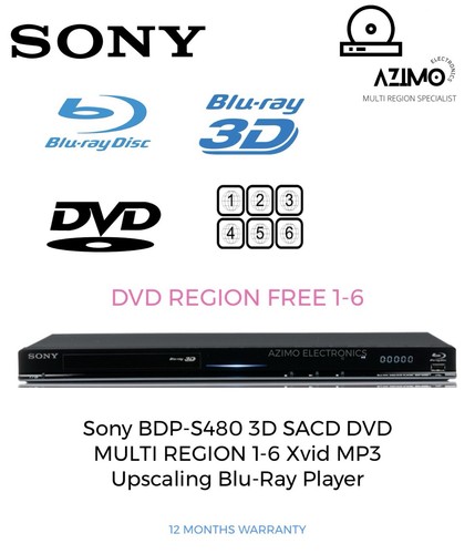 Sony bdp s480 sacd dvd - bdp-s480, hd