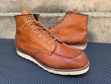 Stivali da lavoro Red Wing Heritage Classic 6" Moc Toe 875 Made in USA Oro Legacy 13 D
