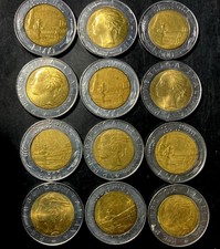 OLD ITALY COIN LOT - 500 LIRE