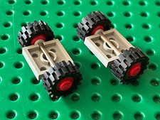 2 x roue LEGO Vintage black