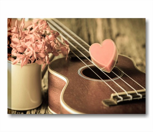 Chitarra vintage quadro - quadro, su