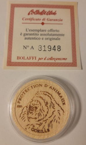 Moneta legno congo - legno, 5