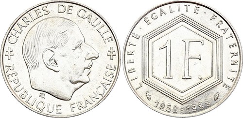 France franc charles de - 1,