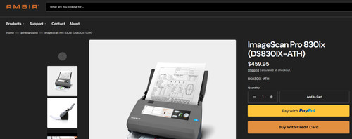Ambir imagescan pro 830ix - ambir,