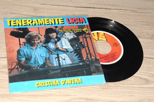 CRISTINA D'AVENA teneramente licia sigla TV MAI SUONATO  45 giri