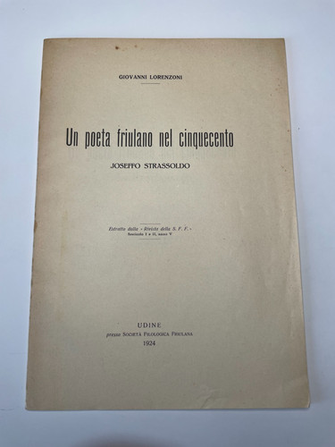 Giovanni lorenzoni poeta - giovanni, un
