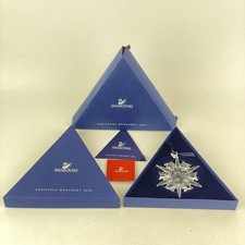 Swarovski Christmas Ornament 2002 Tree Decoration Snowflake