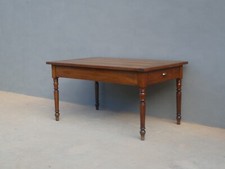 Tavolo rettangolare in legno di frassino con due cassetti laterali, fine '800!