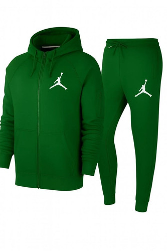 Set tuta uomo jordan verde - set,