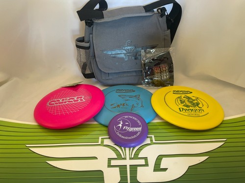 Fly green disc golf disk - green,