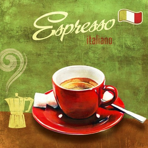 Quadro bar caffè espresso - quadro,