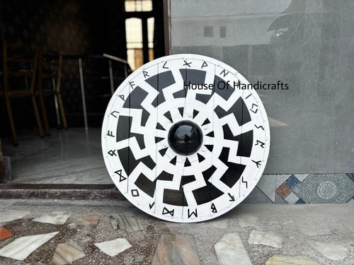 Scudo vichingo legno fatto - in,