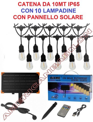 Catena luminosa led 10m - catena, 10