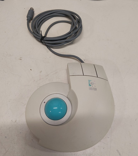 Mouse trackball fisso vintage