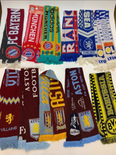 Lotto 11 sciarpe calcio vintage bayern Monaco  Aston Villa Chelsea ecc..