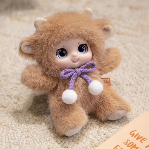 Peluche bambino rosa - l-rosa, 7
