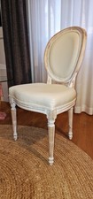 Sedia A Medaglione In Cotone