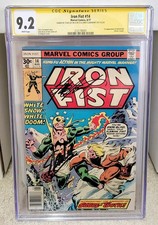 Iron Fist #14 (1977) CGC 9.2 SS - 2x firmato Stan Lee & Claremont 1° Sabretooth
