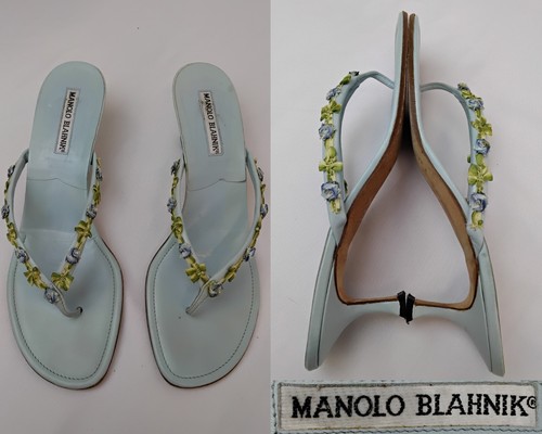 Manolo blahnik sandalo vintage - manolo,