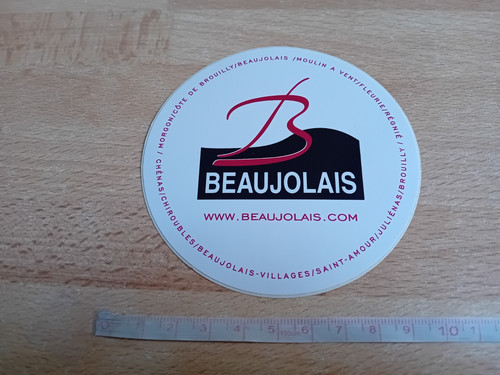 Autocollant vin beaujolais - vin,