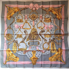  HERMES Carre 90 Silk100%