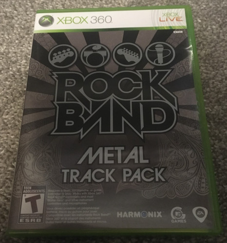 Rock band track pack metal - track,