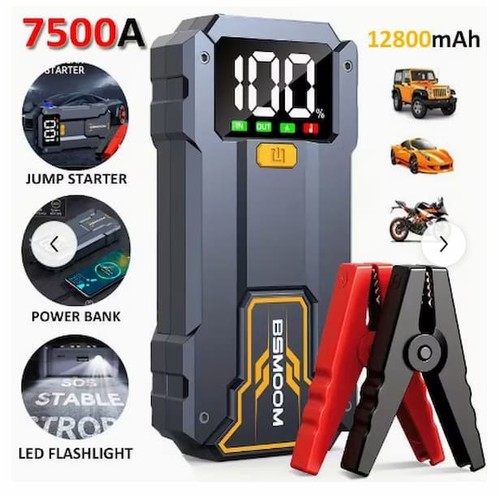 Avviatore auto 12v 7500a - avviatore,