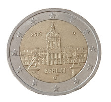 2 EURO COMMEMORATIVI GERMANIA 2018 CASTELLO DI CHARLOTTENBURG Berlino