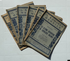 C. DOYLE-SHERLOCK HOLMES-ROMANZO MENSILE-LOTTO 6 FASCICOLI-RISTAMPE 1930/31LE CO