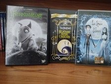 Frankenweenie+Nightmare before chrsitmas+La sposa cadavere dvd tim burton