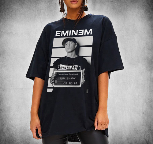 Eminem mugshot shirt rap - eminem,
