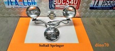 Harley Davidson staffa faretti + tromba cromo Softail Springer FLSTS Bad Boy Evo