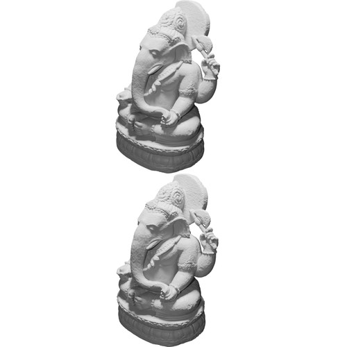 Statua ganesha giavanese - ganesha,