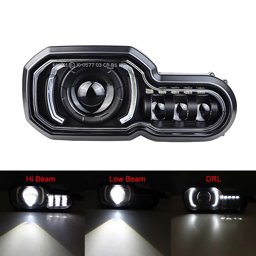 Faro led anteriore moto - faro, low