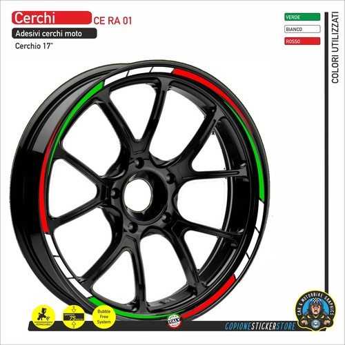 Strisce adesivi cerchi moto - adesivi,