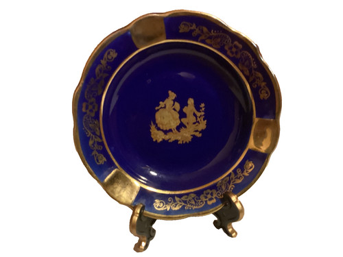Vintage french limoges cobalt - limoges,
