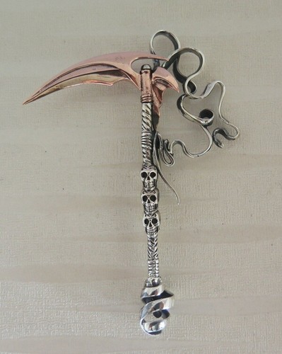 Ciondolo grim reaper teschio - grim,